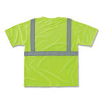GloWear 8289 Class 2 Hi-Vis T-Shirt, Polyester, Lime, Medium