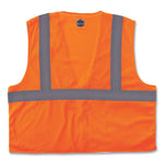 GloWear 8210Z Class 2 Economy Mesh Vest, Polyester, Orange, Small/Medium