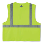 GloWear 8225HL Class 2 Standard Solid Hook and Loop Vest, Polyester, Lime, 2X-Large/3X-Large