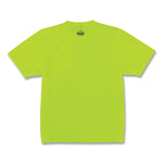 GloWear 8089 Non-Certified Hi-Vis T-Shirt, Polyester, X-Large, Lime