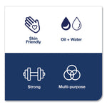 Industrial Paper Wiper, 4-Ply, 11 x 15.75, Unscented, Blue, 375 Wipes/Roll, 2 Rolls/Carton