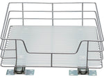 Household Essentials Glidez Steel Storage Organizer, SIlver (25215-1)