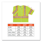GloWear 8330Z Class 3 Two-Tone Zipper Vest, Polyester, 4X-Large/5X-Large, Lime