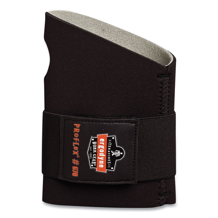 ProFlex 670 Ambidextrous Single Strap Wrist Support, Medium, Fits Left/Right Hand, Black