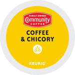 Community Coffee Chicory Coffee Keurig® K-Cup® Pods, Medium Dark Roast, 24/Box (5000374326)