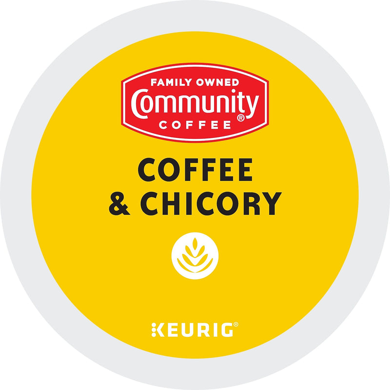 Community Coffee Chicory Coffee Keurig® K-Cup® Pods, Medium Dark Roast, 24/Box (5000374326)