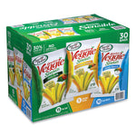 Veggie Straws, Cheddar Cheese/Sea Salt/Zesty Ranch, 1 oz Bag, 30 Bags/Carton