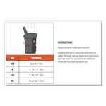 ProFlex 4020 Lightweight Wrist Support, Medium, Fits Right Hand, Black