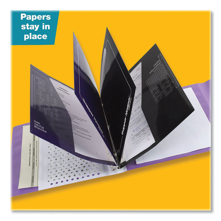 Trapper Keeper 3-Ring Pocket Binder, 1" Capacity, 11.25 x 12.19, Palm Trees