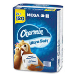 Ultra Soft Bathroom Tissue, Mega Roll, Septic Safe, 2-Ply, White, 244 Sheets/Roll, 30 Rolls/Pack