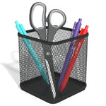 TRU RED™ Stackable Wire Mesh Pen Holder, Matte Black (TR57575-CC)