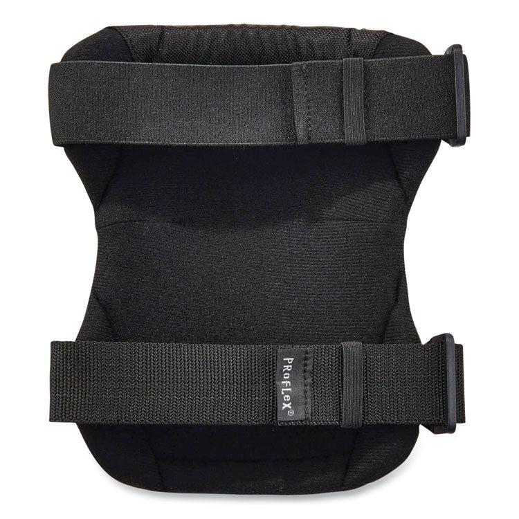 ProFlex 315 Abrasion-Resistant Knee Pads, Long Textured White Hard Cap, Buckle Closure, Pair