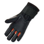 ProFlex 9012 Certified AV Gloves + Wrist Support, EN388: 2121X, 15" Long, Large, Black, Pair