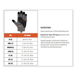 ProFlex 860 Heavy Lifting Utility Gloves, EN388: 2101X, 10" Long, Small, Black, Pair