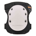 ProFlex 315HL Abrasion-Resistant Knee Pad, Long Textured White Hard Cap, Hook and Loop Closure, Pair