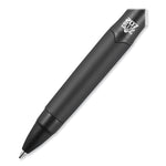 207 Plus+ Gel Pen, Retractable, Medium 0.7 mm, Assorted Inspirational Ink Colors, Black Barrel, 6/Pack