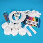 S&S Worldwide Flower Wreath Craft Kit, 12/Pack (GP3302)