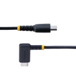 StarTech.com 6.6ft USB-C Cable, Charge/Sync, Right-Angled USB C, Black (R2CCR-2M-USB-CABLE)