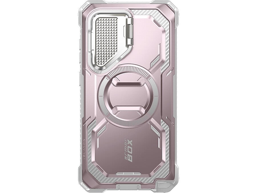 i-Blason Armorbox MagSafe Rugged Case for Samsung Galaxy S24 Ultra, Shock-Absorbing, Rose Gold