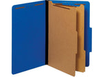 Pendaflex Pressboard Classification Folder, 2-Dividers, 2 1/2" Expansion, Legal Size, Dark Blue, 10/Box (29035P)