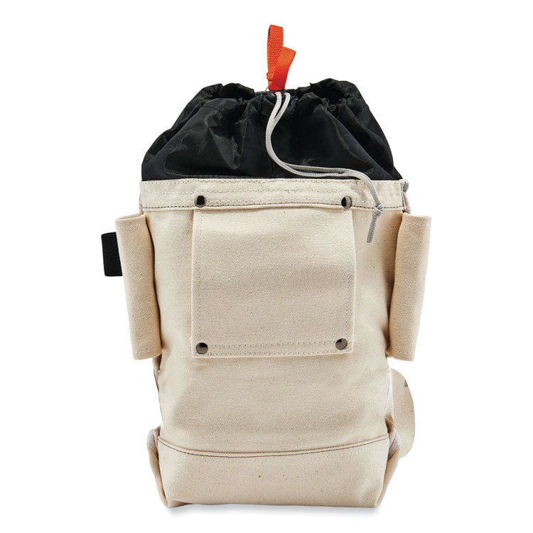 Arsenal 5728 Topped Tall Bolt Bag, 5 x 10 x 13, Canvas, White