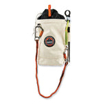 Arsenal 5728 Topped Tall Bolt Bag, 5 x 10 x 13, Canvas, White