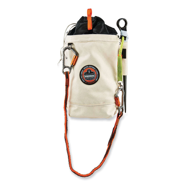 Arsenal 5728 Topped Tall Bolt Bag, 5 x 10 x 13, Canvas, White