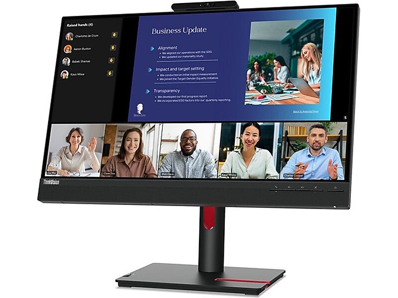 Lenovo ThinkVision T24v-30 23.8" 75 Hz LED  Monitor, Black (63D8MAR3US)