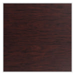 Cafe Table, 36" Diameter x 36h, Round Top/Base, Mahogany Top, Black Base