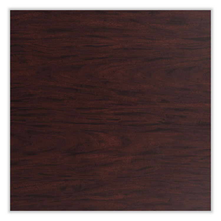 Cafe Table, 36" Diameter x 36h, Round Top/Base, Mahogany Top, Black Base