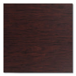 Cafe Table, 36" Diameter x 30h, Round Top/X-Base, Mahogany Top, Gray Base
