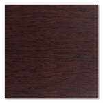 Cafe Table, 36" Diameter x 42h, Round Top/X-Base, Mahogany Top, Gray Base