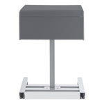 Sit-Stand Student Desk Pro, 23.5" x 19.5" x 28.5" to 41.75", Charcoal Gray