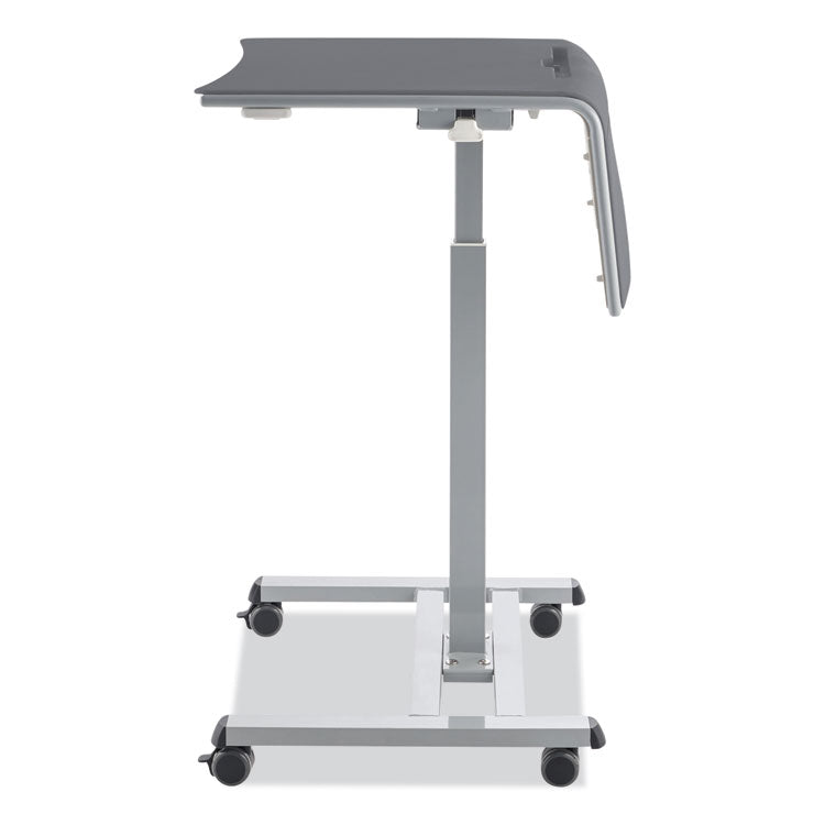 Sit-Stand Student Desk Pro, 23.5" x 19.5" x 28.5" to 41.75", Charcoal Gray