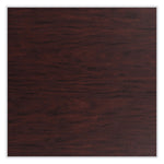 Cafe Table, 36" Diameter x 42h, Round Top/Base, Mahogany Top, Black Base