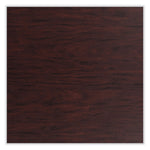 Cafe Table, 36" Diameter x 36h, Round Top/Base, Mahogany Top, Gray Base