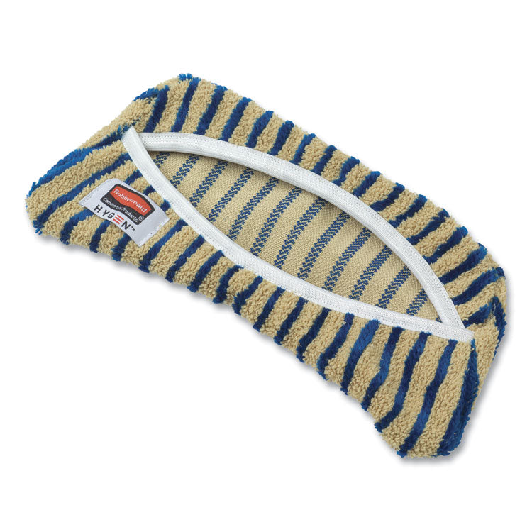 HYGEN Flexi Frame Scrubber Mop Covers, Microfiber, 8.3 x 8.3, Yellow, 12/Carton