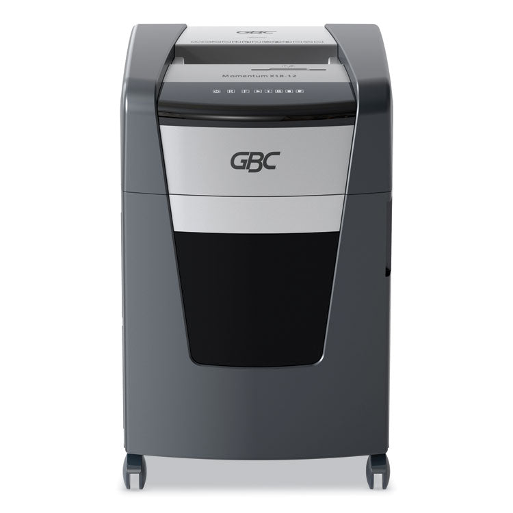 Momentum X18-12 Micro-Cut P-4 Anti-Jam Shredder, 18 Manual Sheet Capacity