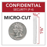 Momentum X22-23 Micro-Cut P-4 Anti-Jam Shredder, 22 Manual Sheet Capacity