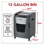 Momentum X18-12 Micro-Cut P-4 Anti-Jam Shredder, 18 Manual Sheet Capacity