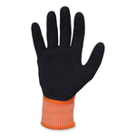 ProFlex 7551 ANSI A5 Coated Waterproof CR Gloves, EN388: 4X43E, 10" Long, Small, Orange, Pair