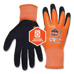 ProFlex 7551 ANSI A5 Coated Waterproof CR Gloves, EN388: 4X43E, 10" Long, Small, Orange, Pair
