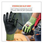 ProFlex 7022-CASE ANSI A2 Coated CR Gloves DSX, EN388: 4342B, 8.75" Long, Medium, Lime, 144 Pairs/Carton