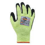 ProFlex 7041 ANSI A4 Nitrile-Coated CR Gloves, EN388: 4X42D, 10" Long, Medium, Lime, Pair