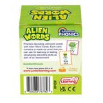 Junior Learning Rainbow Phonics Alien Word Cards, Non-Words, 148/Set (JRLRP109)