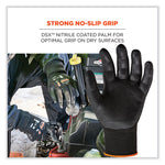 ProFlex 7001 Nitrile-Coated Gloves, EN388: 4121X, 9.25" Long, X-Large, Black, Pair
