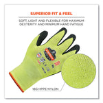 ProFlex 7021-CASE Hi-Vis Nitrile Coated CR Gloves, EN388: 4342B, 8.75" Long, Medium, Lime, 144 Pairs/Carton