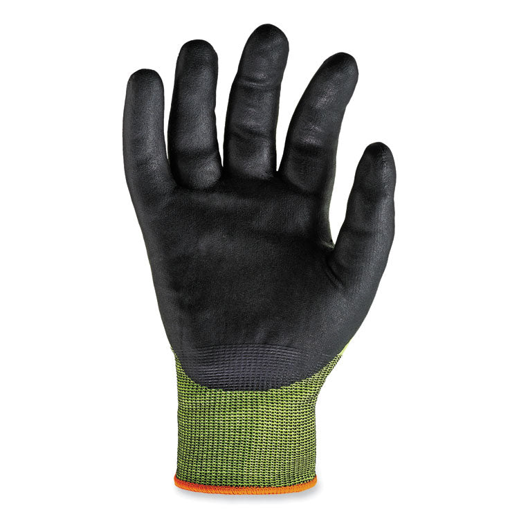 ProFlex 7022-CASE ANSI A2 Coated CR Gloves DSX, EN388: 4342B, 8.5" Long, Small, Lime, 144 Pairs/Carton