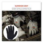 ProFlex 7501-CASE Coated Waterproof Winter Gloves, EN388: 2131X, 10" Long, Medium, Gray, 144 Pairs/Carton