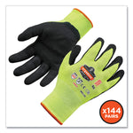 ProFlex 7021-CASE Hi-Vis Nitrile Coated CR Gloves, EN388: 4342B, 9.75" Long, X-Large, Lime, 144 Pairs/Carton